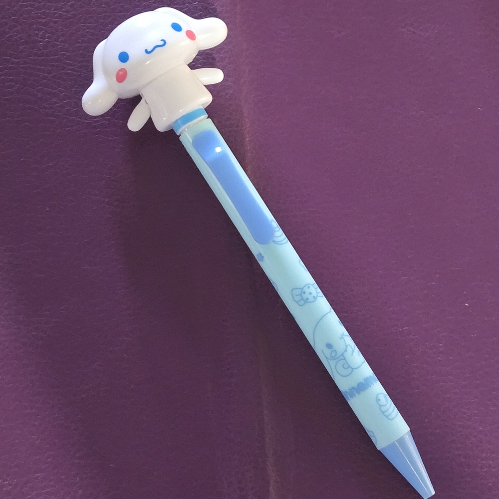 Sanrio Waving Cinnamoroll Top Blue Click Pen